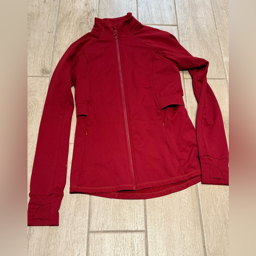Fabletics Burgundy Jacket - image 1